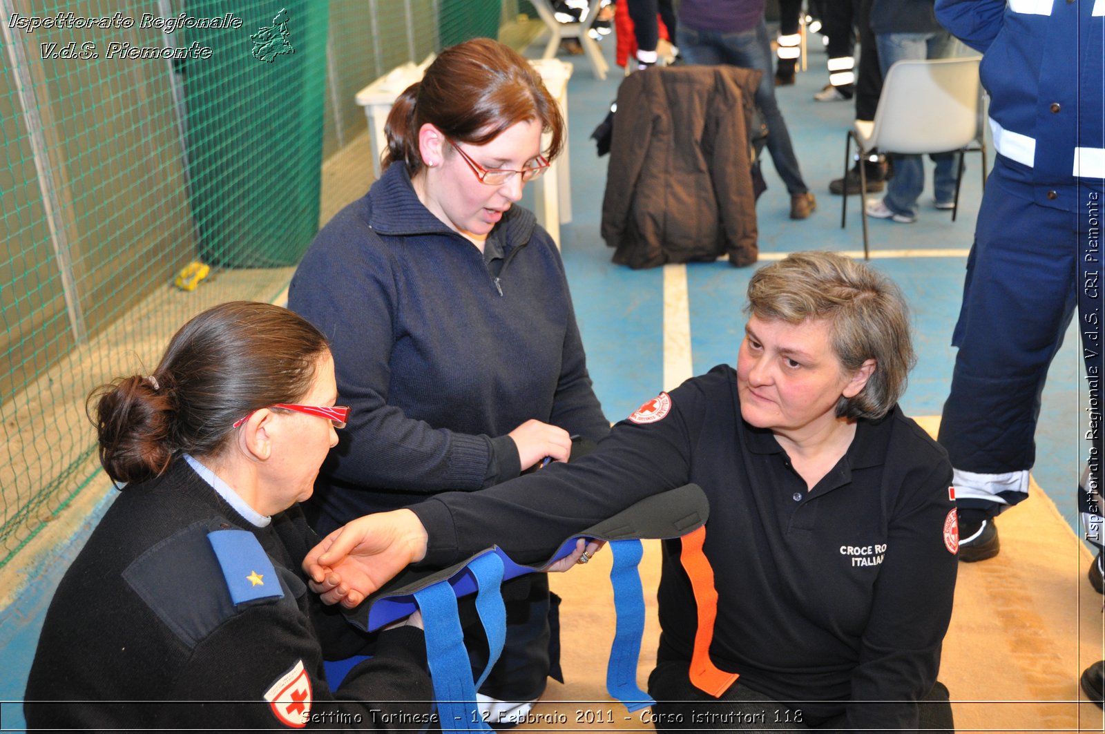 Settimo Torinese  - 12 Febbraio 2011 - Corso istruttori 118 -  Croce Rossa Italiana - Ispettorato Regionale Volontari del Soccorso Piemonte