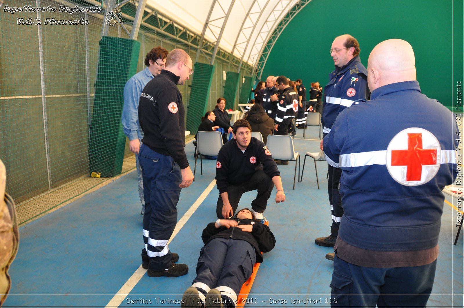 Settimo Torinese  - 12 Febbraio 2011 - Corso istruttori 118 -  Croce Rossa Italiana - Ispettorato Regionale Volontari del Soccorso Piemonte
