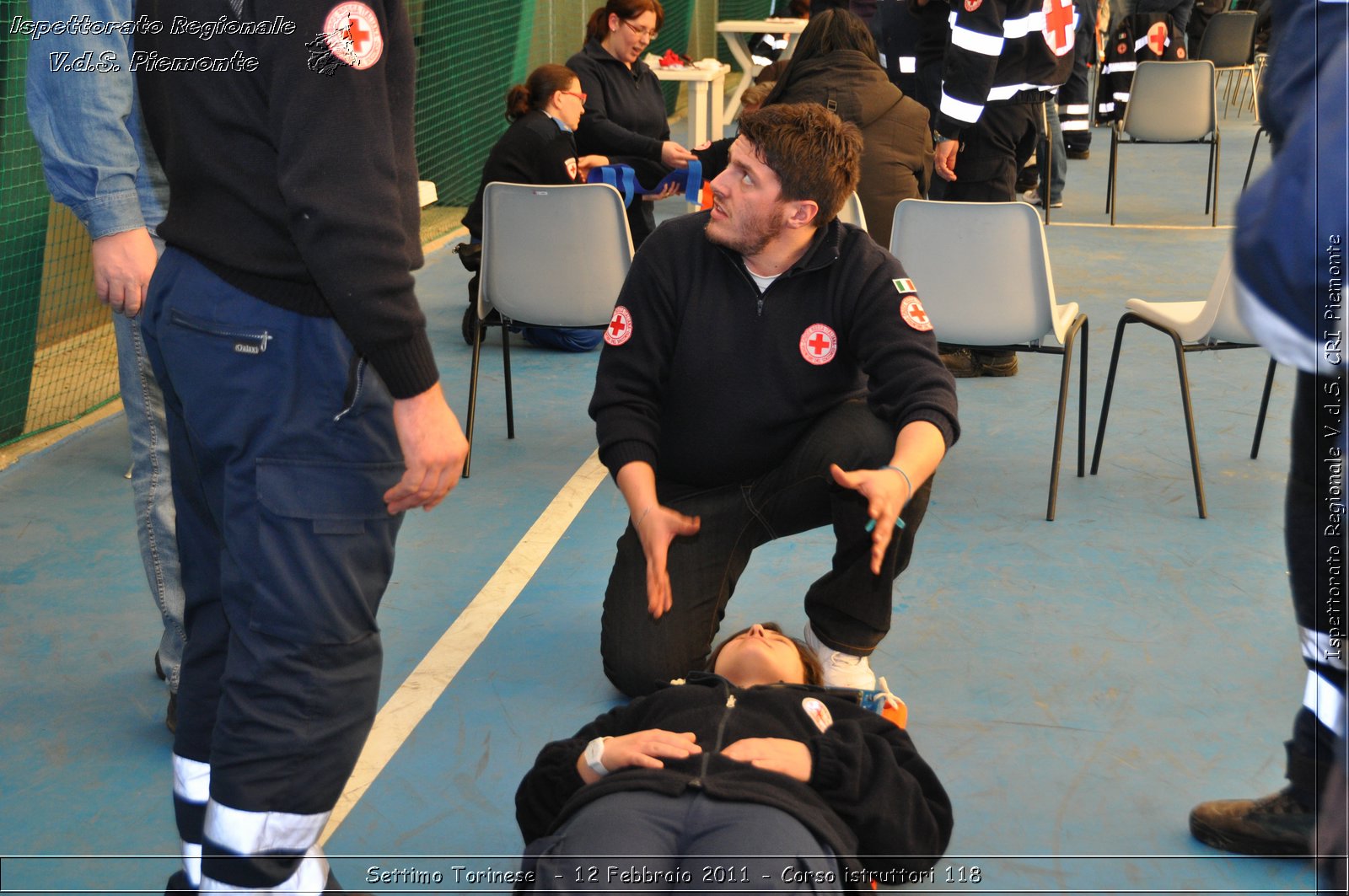 Settimo Torinese  - 12 Febbraio 2011 - Corso istruttori 118 -  Croce Rossa Italiana - Ispettorato Regionale Volontari del Soccorso Piemonte