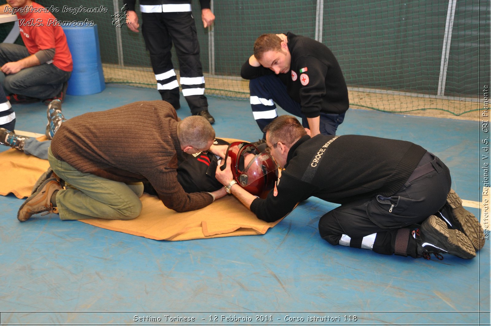 Settimo Torinese  - 12 Febbraio 2011 - Corso istruttori 118 -  Croce Rossa Italiana - Ispettorato Regionale Volontari del Soccorso Piemonte