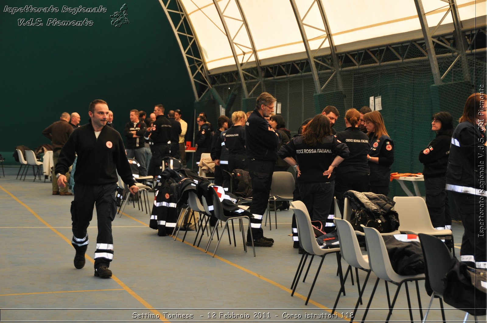 Settimo Torinese  - 12 Febbraio 2011 - Corso istruttori 118 -  Croce Rossa Italiana - Ispettorato Regionale Volontari del Soccorso Piemonte