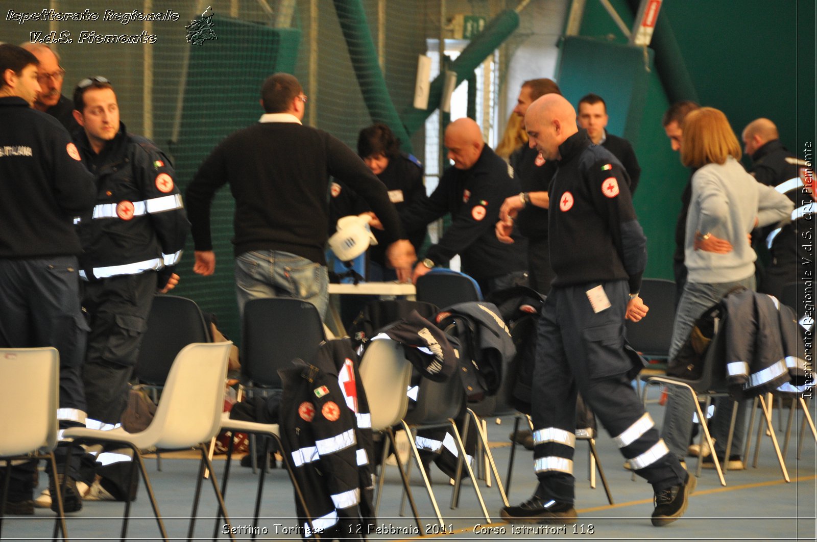 Settimo Torinese  - 12 Febbraio 2011 - Corso istruttori 118 -  Croce Rossa Italiana - Ispettorato Regionale Volontari del Soccorso Piemonte