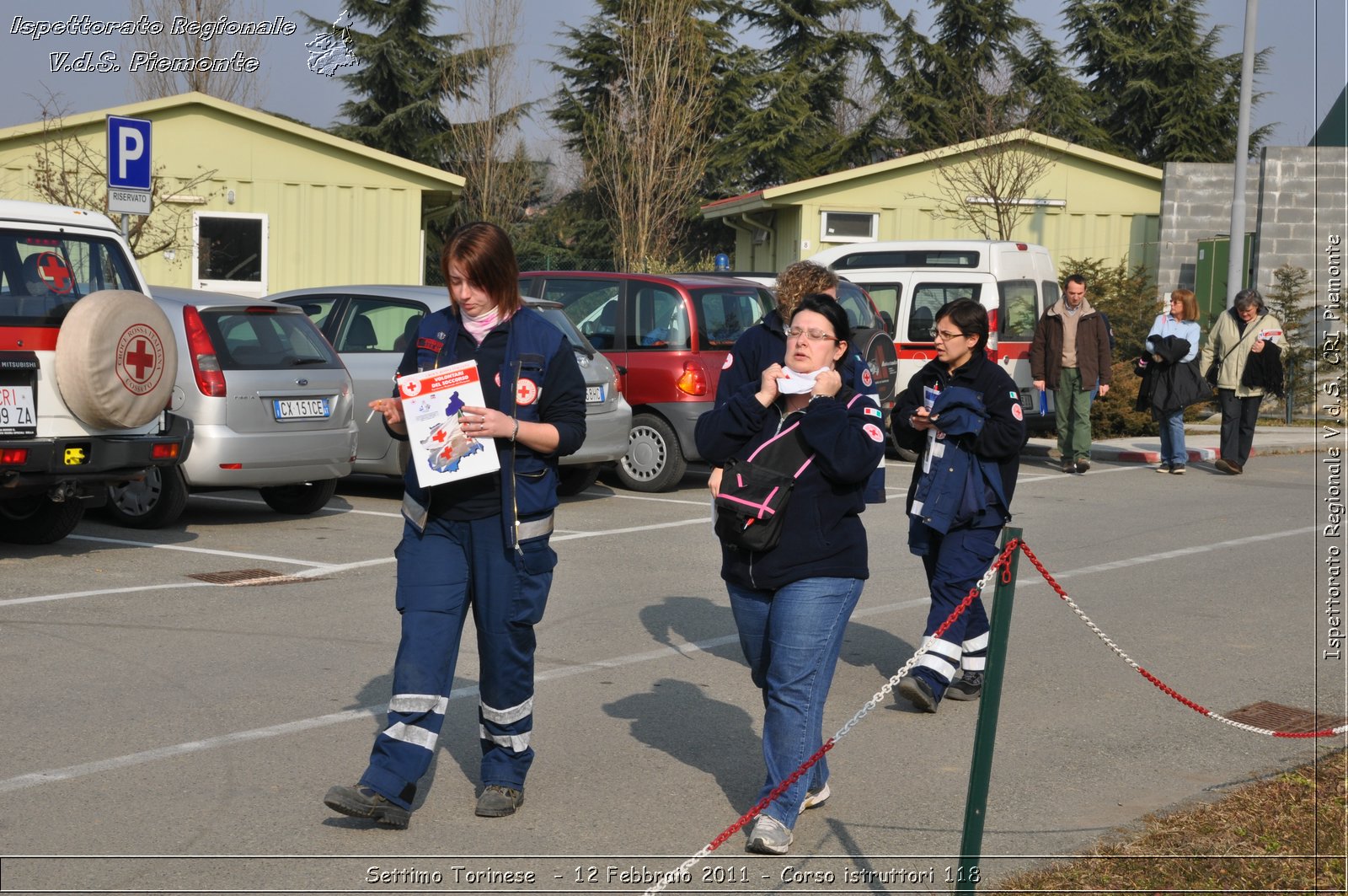 Settimo Torinese  - 12 Febbraio 2011 - Corso istruttori 118 -  Croce Rossa Italiana - Ispettorato Regionale Volontari del Soccorso Piemonte
