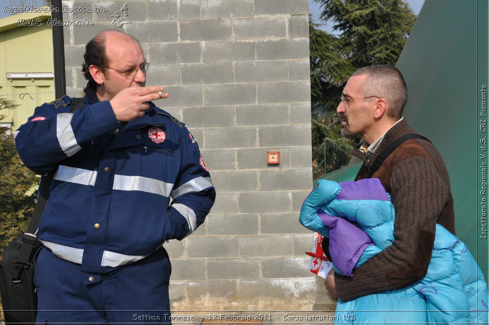 Settimo Torinese  - 12 Febbraio 2011 - Corso istruttori 118 -  Croce Rossa Italiana - Ispettorato Regionale Volontari del Soccorso Piemonte