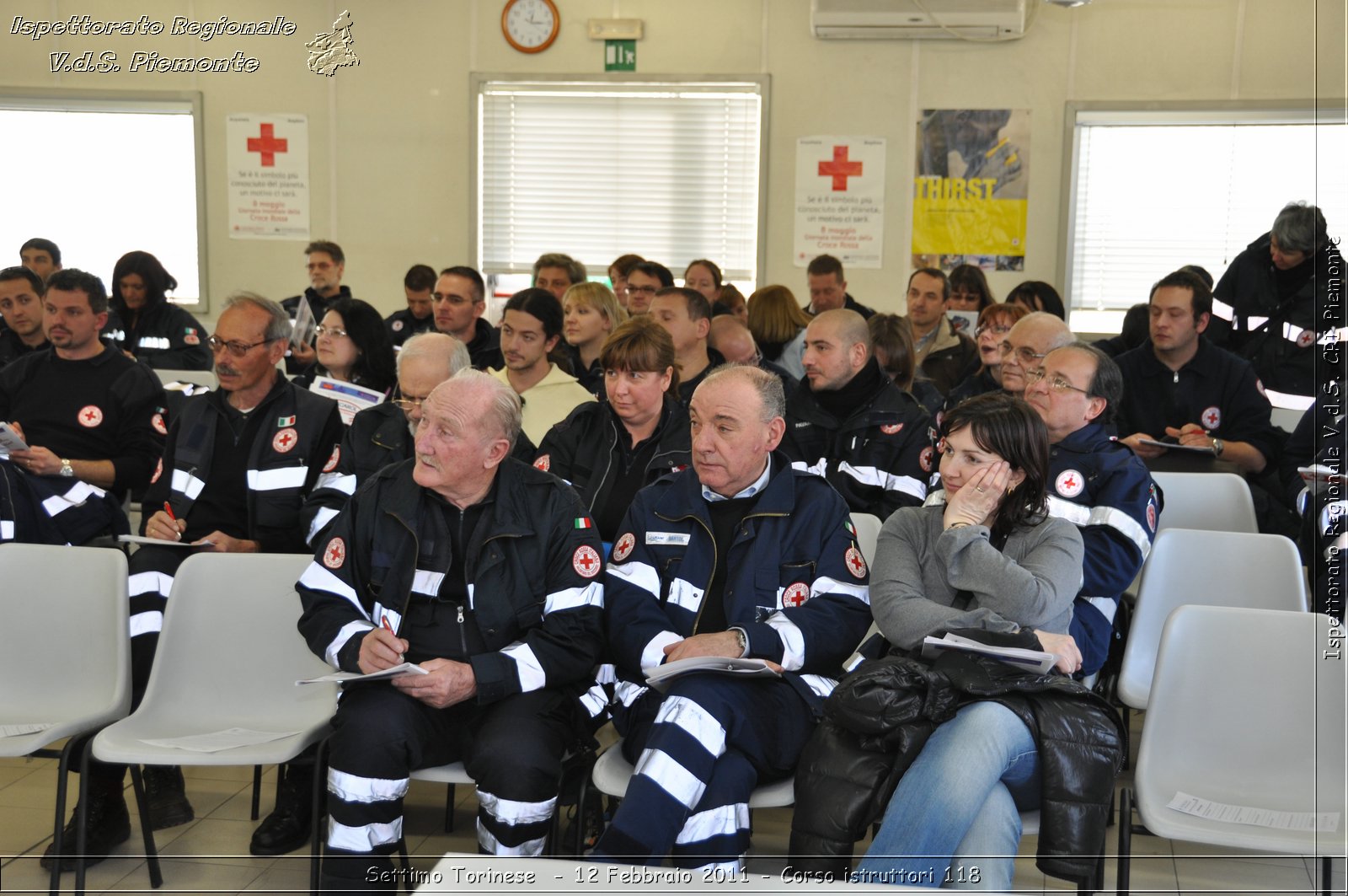 Settimo Torinese  - 12 Febbraio 2011 - Corso istruttori 118 -  Croce Rossa Italiana - Ispettorato Regionale Volontari del Soccorso Piemonte