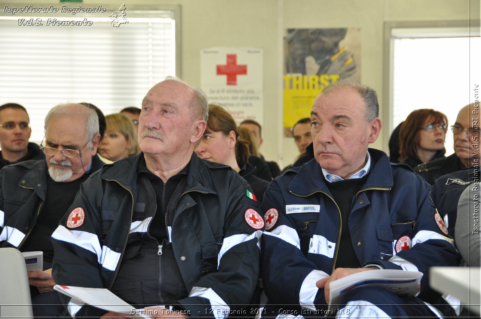 Settimo Torinese  - 12 Febbraio 2011 - Corso istruttori 118 -  Croce Rossa Italiana - Ispettorato Regionale Volontari del Soccorso Piemonte