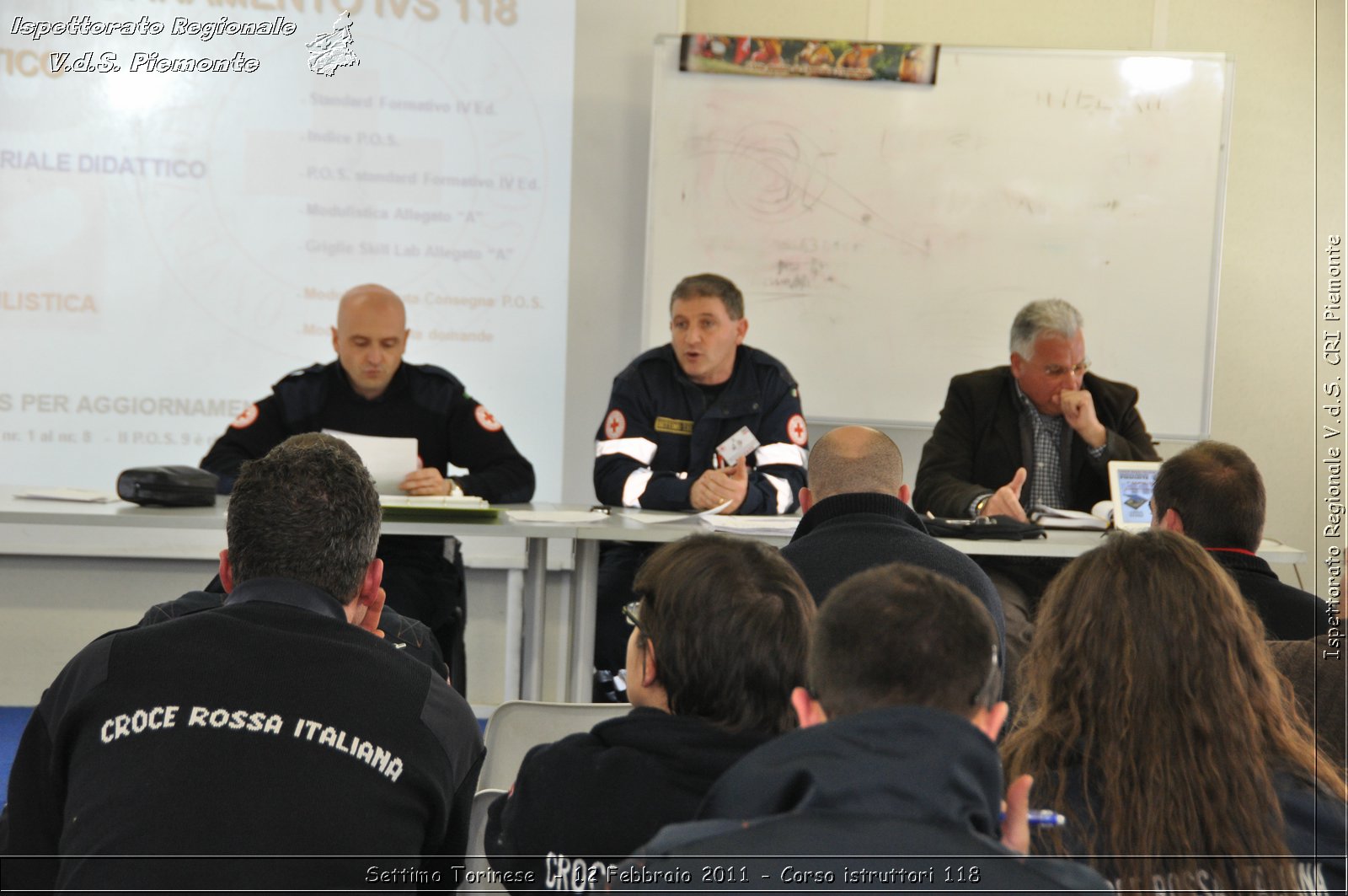 Settimo Torinese  - 12 Febbraio 2011 - Corso istruttori 118 -  Croce Rossa Italiana - Ispettorato Regionale Volontari del Soccorso Piemonte