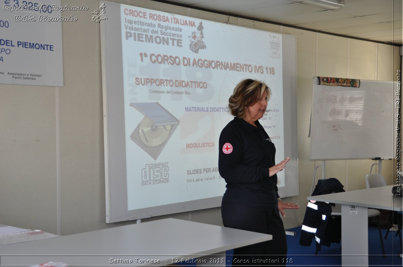 Settimo Torinese  - 12 Febbraio 2011 - Corso istruttori 118 -  Croce Rossa Italiana - Ispettorato Regionale Volontari del Soccorso Piemonte