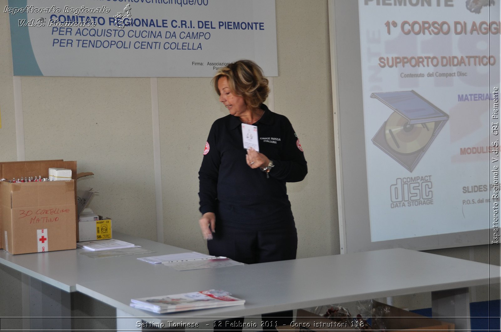 Settimo Torinese  - 12 Febbraio 2011 - Corso istruttori 118 -  Croce Rossa Italiana - Ispettorato Regionale Volontari del Soccorso Piemonte