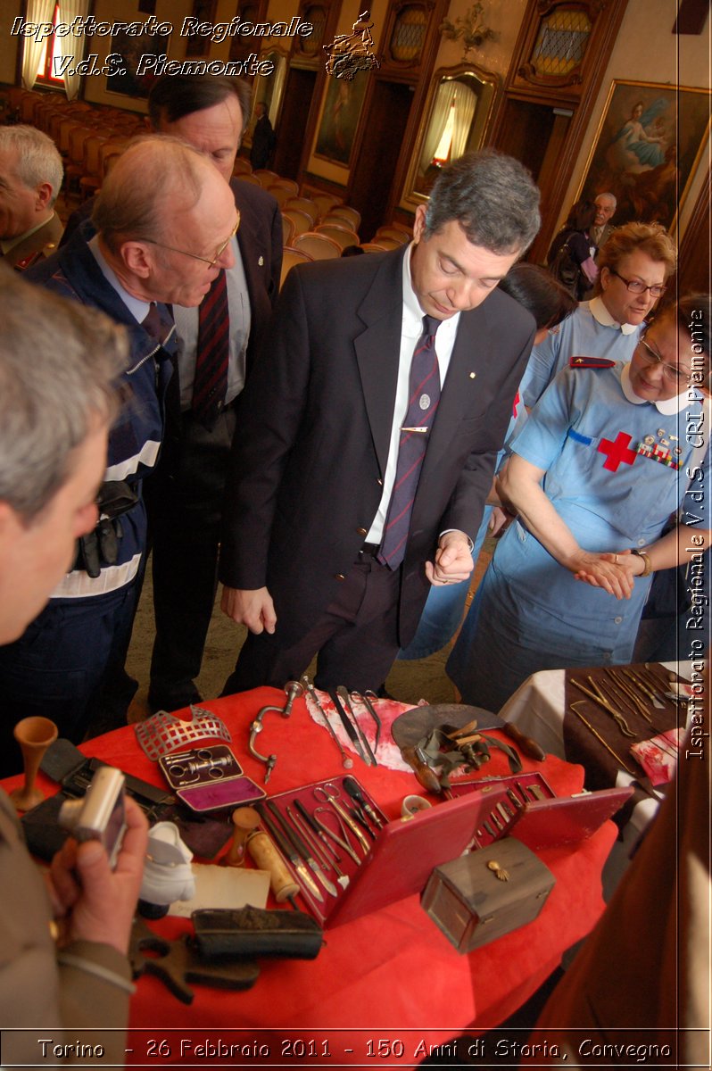 Torino  - 26 Febbraio 2011 - 150 Anni di Storia, Convegno -  Croce Rossa Italiana - Ispettorato Regionale Volontari del Soccorso Piemonte
