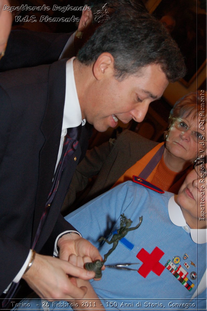 Torino  - 26 Febbraio 2011 - 150 Anni di Storia, Convegno -  Croce Rossa Italiana - Ispettorato Regionale Volontari del Soccorso Piemonte