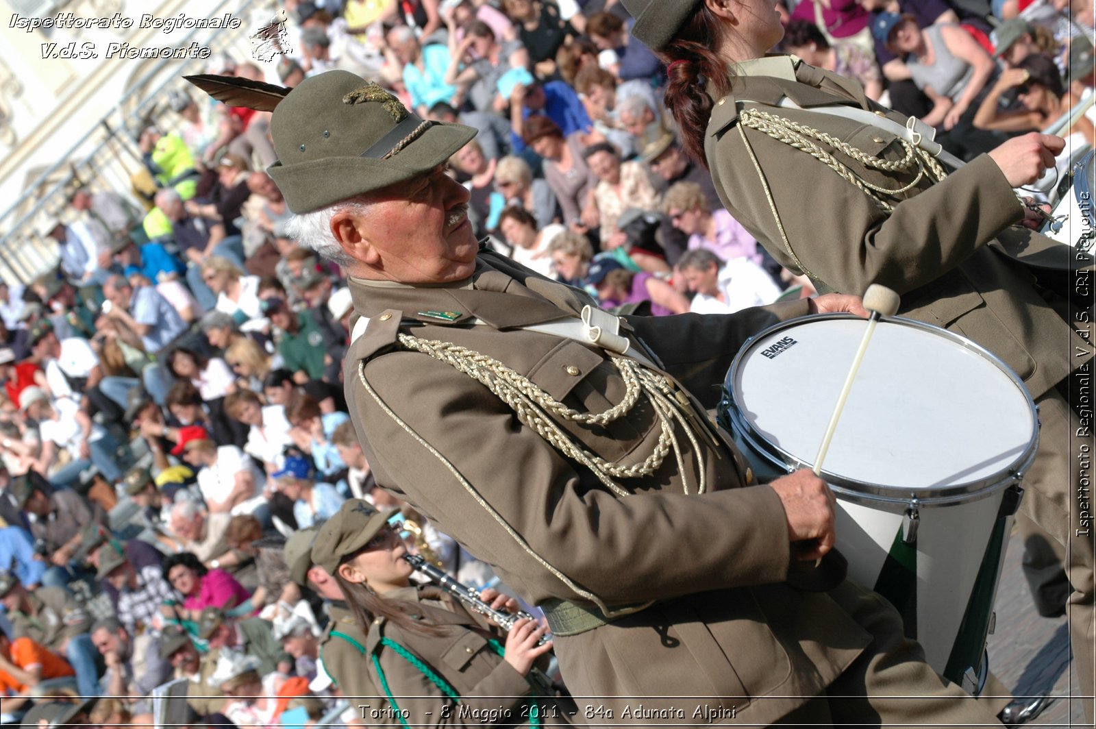 Torino  - 8 Maggio 2011 - 84a Adunata Nazionale Alpini -  Croce Rossa Italiana - Ispettorato Regionale Volontari del Soccorso Piemonte