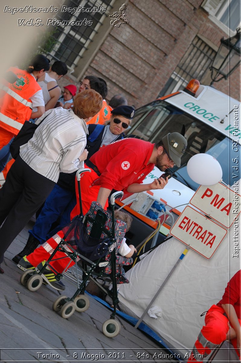Torino  - 8 Maggio 2011 - 84a Adunata Nazionale Alpini -  Croce Rossa Italiana - Ispettorato Regionale Volontari del Soccorso Piemonte
