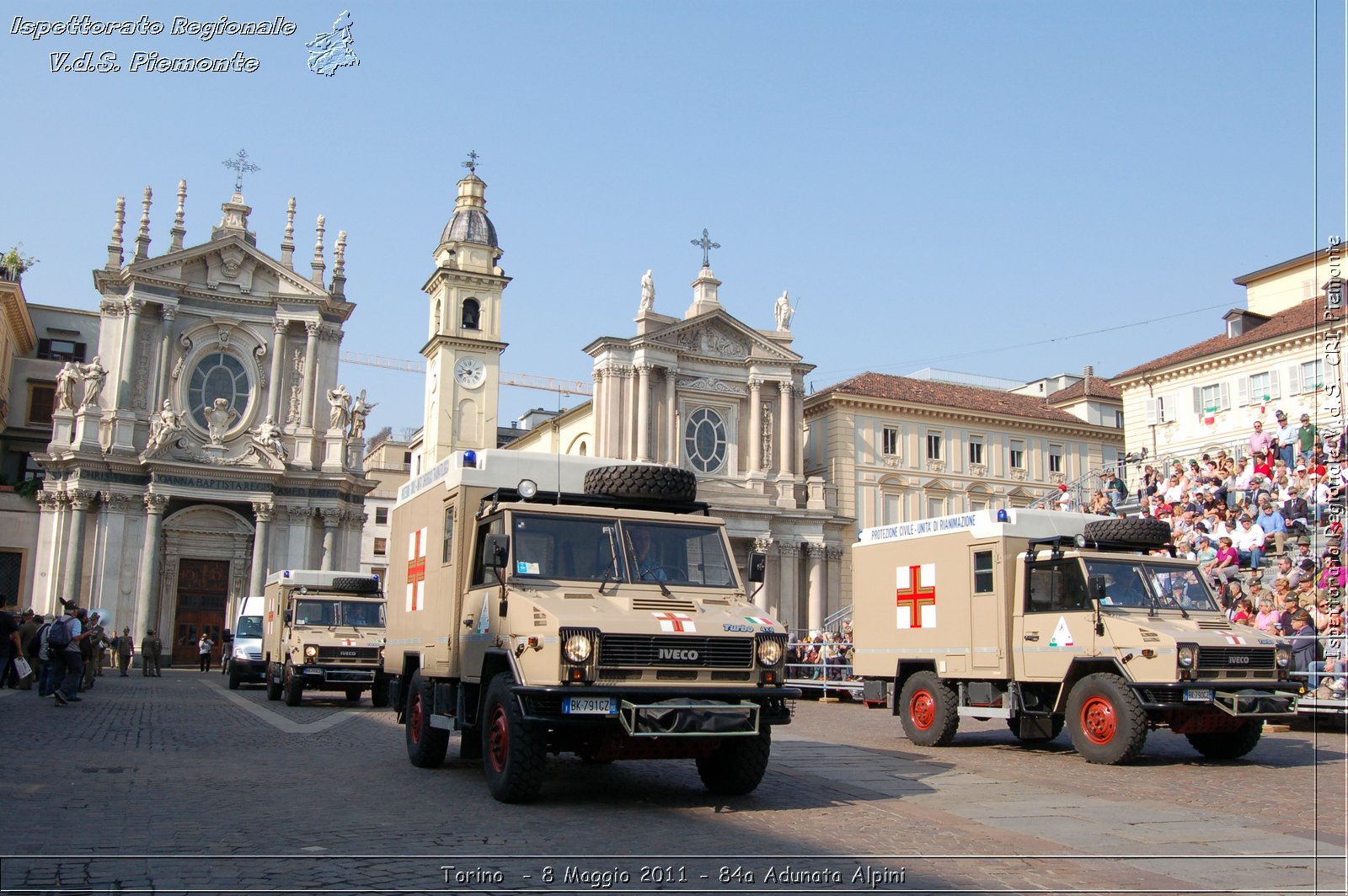 Torino  - 8 Maggio 2011 - 84a Adunata Nazionale Alpini -  Croce Rossa Italiana - Ispettorato Regionale Volontari del Soccorso Piemonte