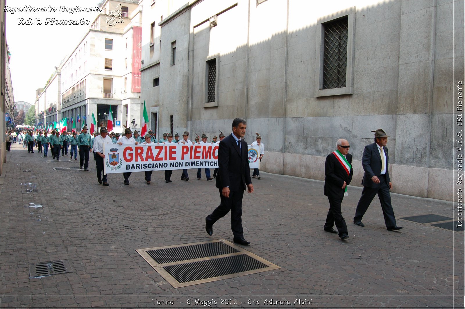 Torino  - 8 Maggio 2011 - 84a Adunata Nazionale Alpini -  Croce Rossa Italiana - Ispettorato Regionale Volontari del Soccorso Piemonte
