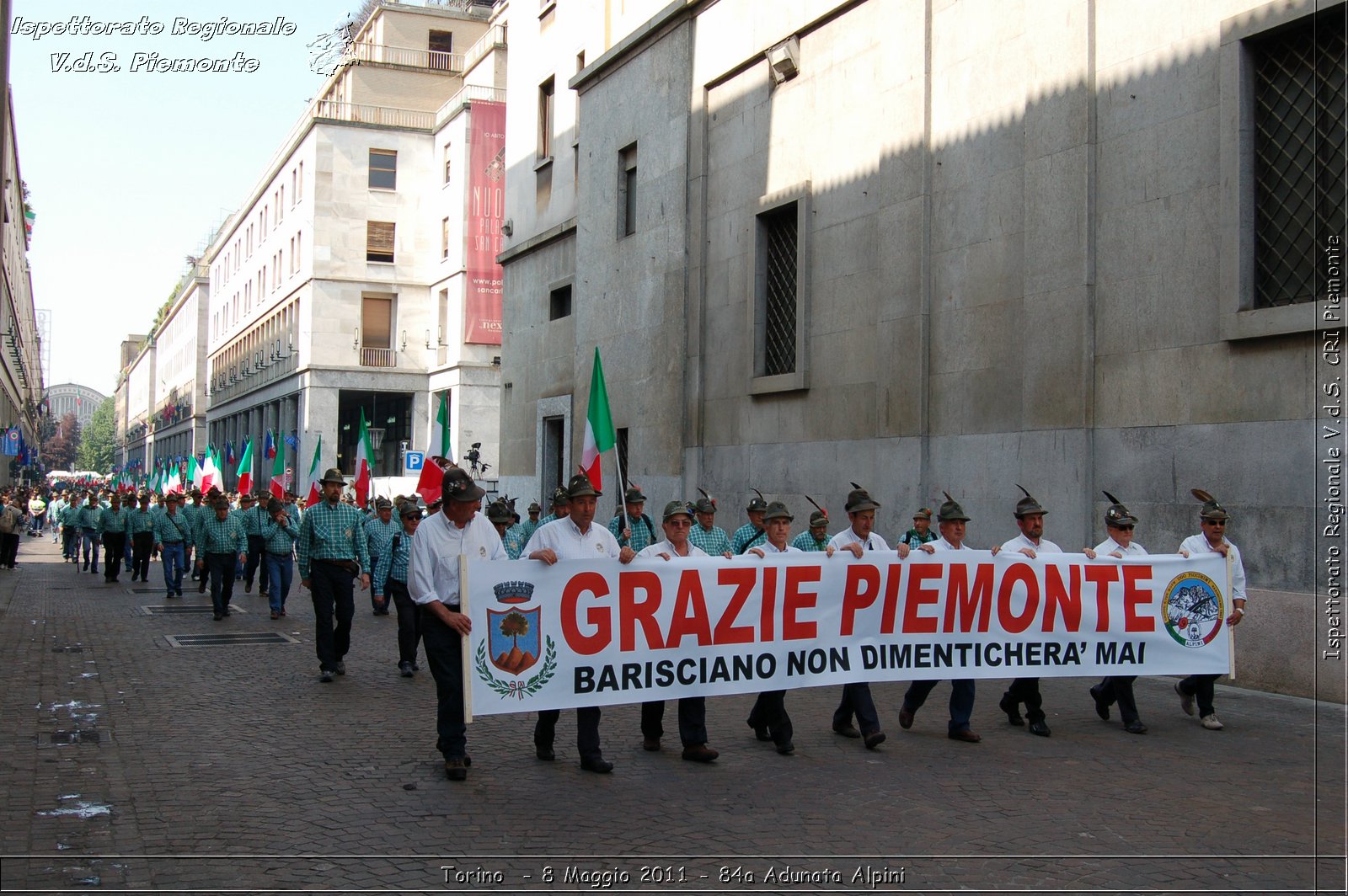 Torino  - 8 Maggio 2011 - 84a Adunata Nazionale Alpini -  Croce Rossa Italiana - Ispettorato Regionale Volontari del Soccorso Piemonte
