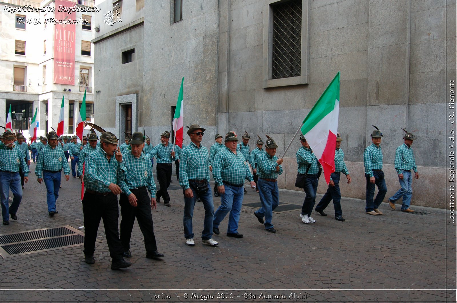 Torino  - 8 Maggio 2011 - 84a Adunata Nazionale Alpini -  Croce Rossa Italiana - Ispettorato Regionale Volontari del Soccorso Piemonte