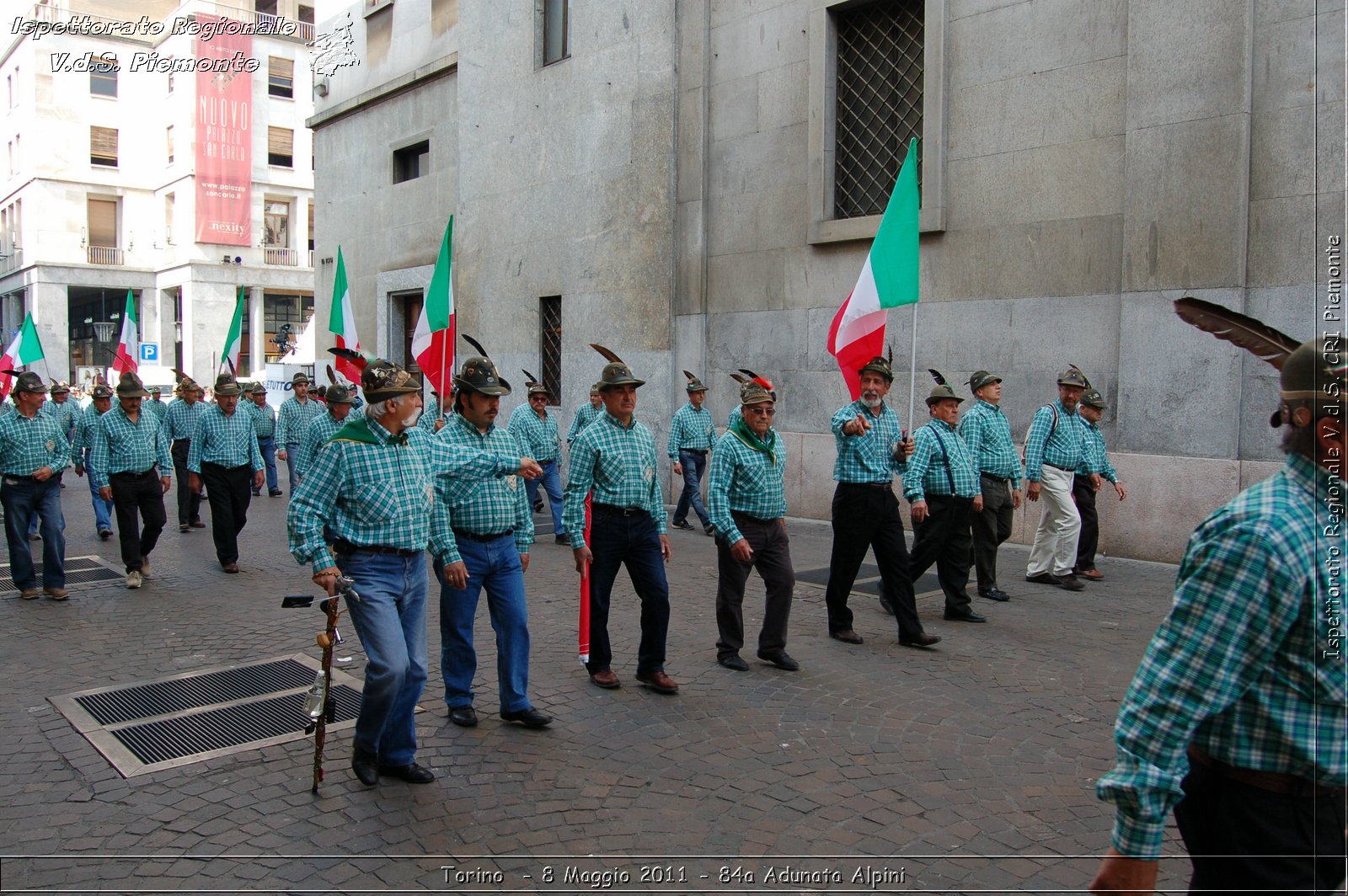 Torino  - 8 Maggio 2011 - 84a Adunata Nazionale Alpini -  Croce Rossa Italiana - Ispettorato Regionale Volontari del Soccorso Piemonte