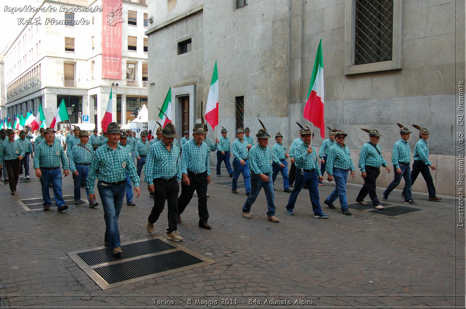Torino  - 8 Maggio 2011 - 84a Adunata Nazionale Alpini -  Croce Rossa Italiana - Ispettorato Regionale Volontari del Soccorso Piemonte