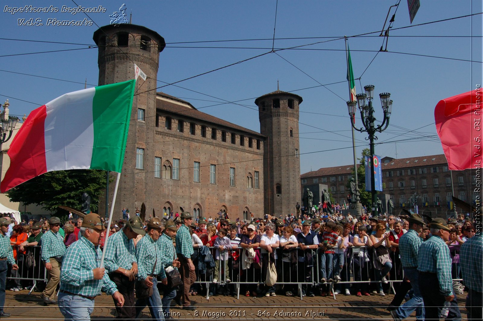 Torino  - 8 Maggio 2011 - 84a Adunata Nazionale Alpini -  Croce Rossa Italiana - Ispettorato Regionale Volontari del Soccorso Piemonte
