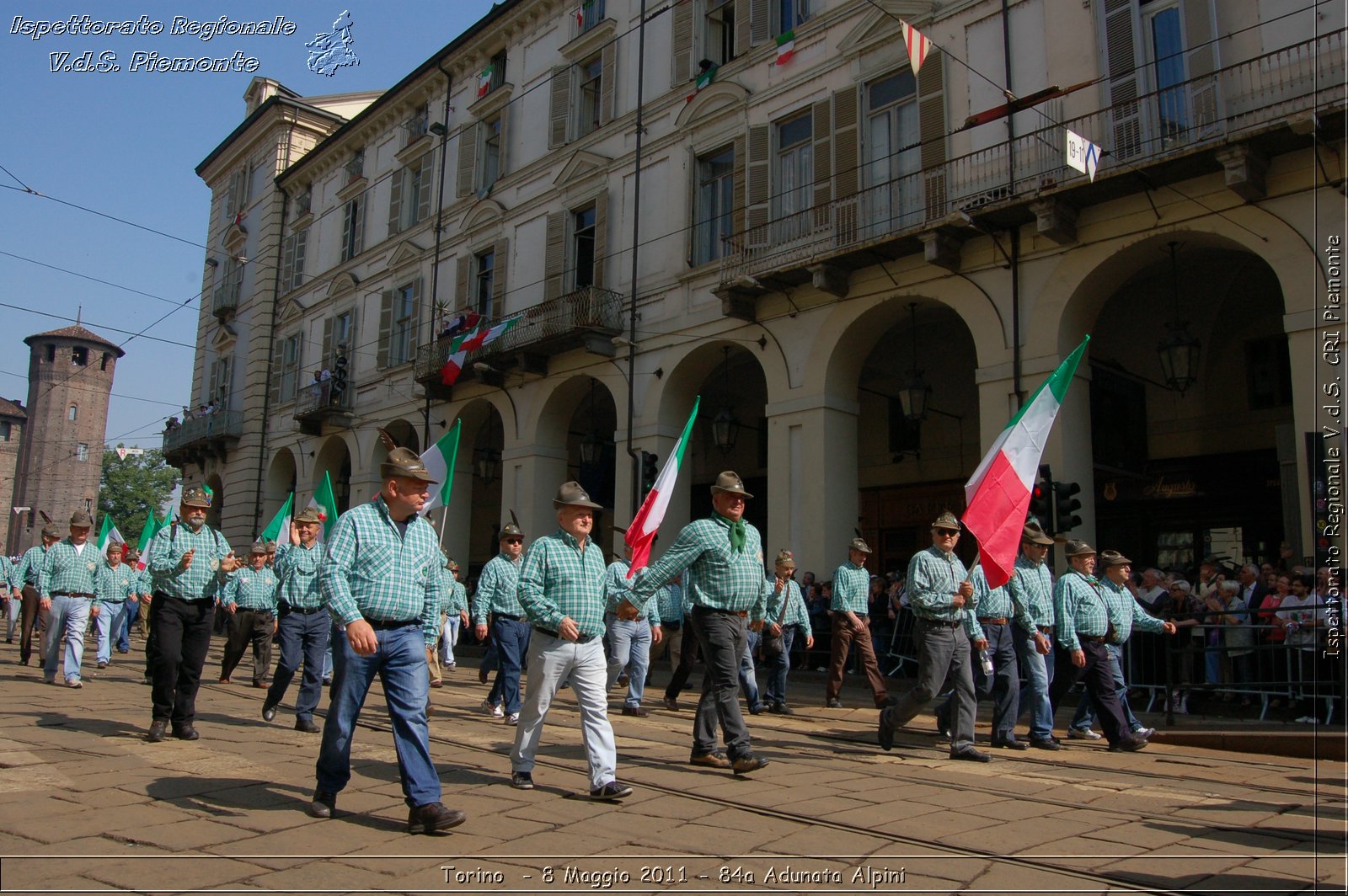 Torino  - 8 Maggio 2011 - 84a Adunata Nazionale Alpini -  Croce Rossa Italiana - Ispettorato Regionale Volontari del Soccorso Piemonte