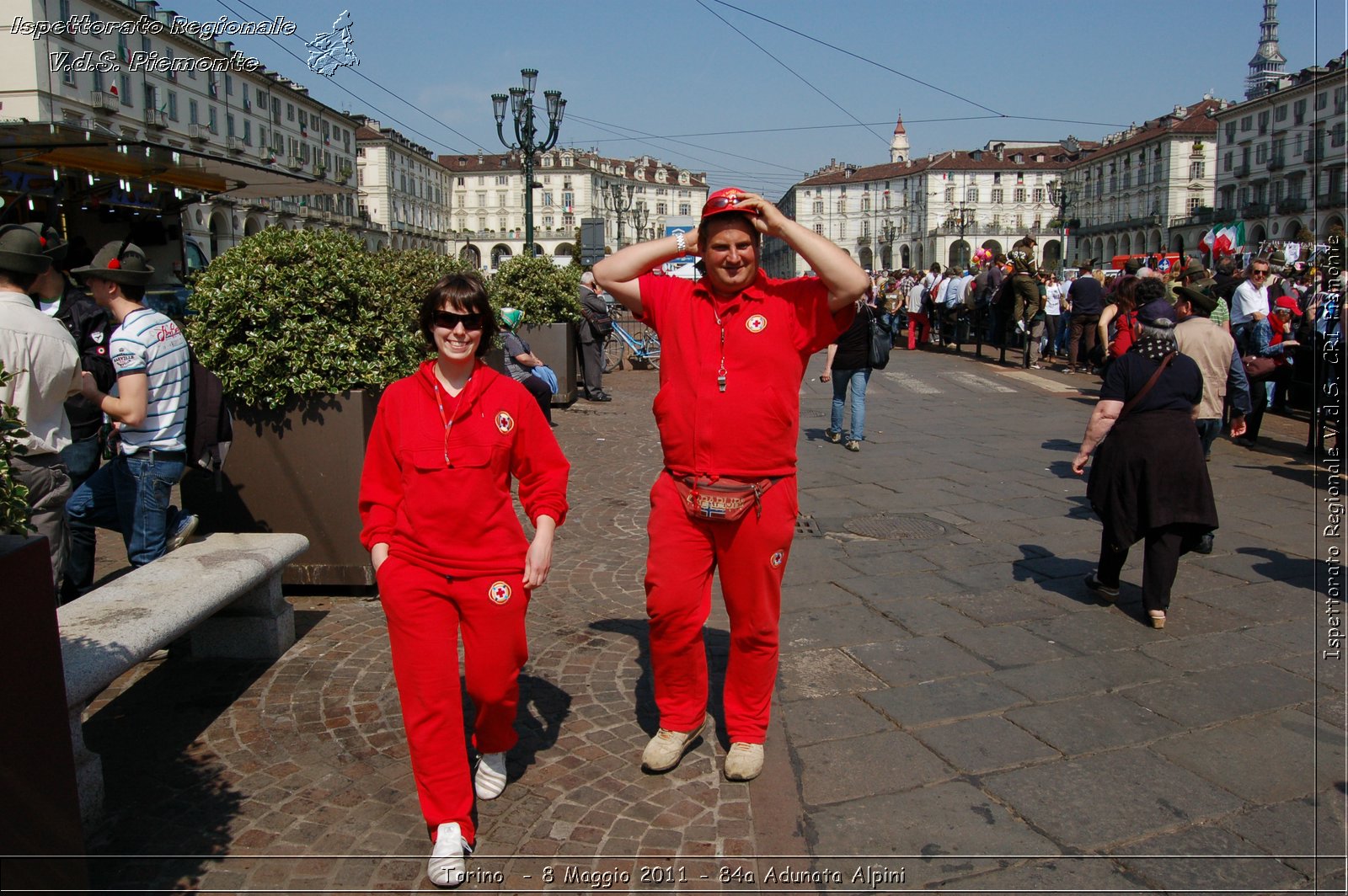 Torino  - 8 Maggio 2011 - 84a Adunata Nazionale Alpini -  Croce Rossa Italiana - Ispettorato Regionale Volontari del Soccorso Piemonte