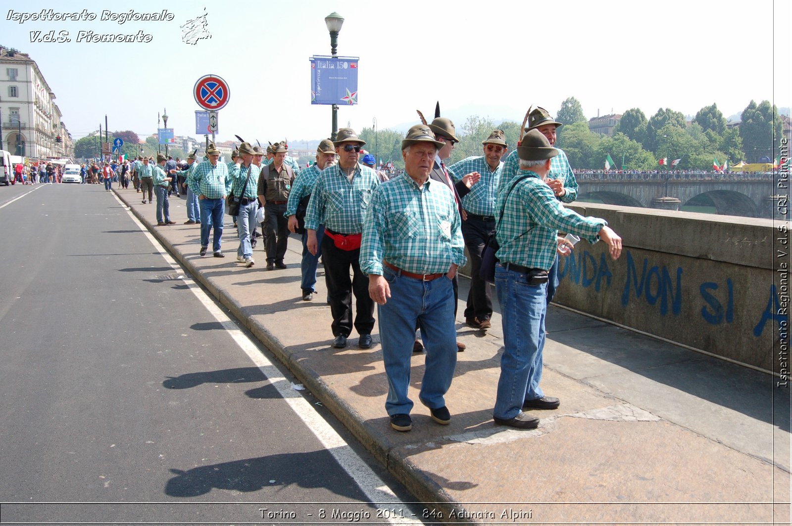 Torino  - 8 Maggio 2011 - 84a Adunata Nazionale Alpini -  Croce Rossa Italiana - Ispettorato Regionale Volontari del Soccorso Piemonte