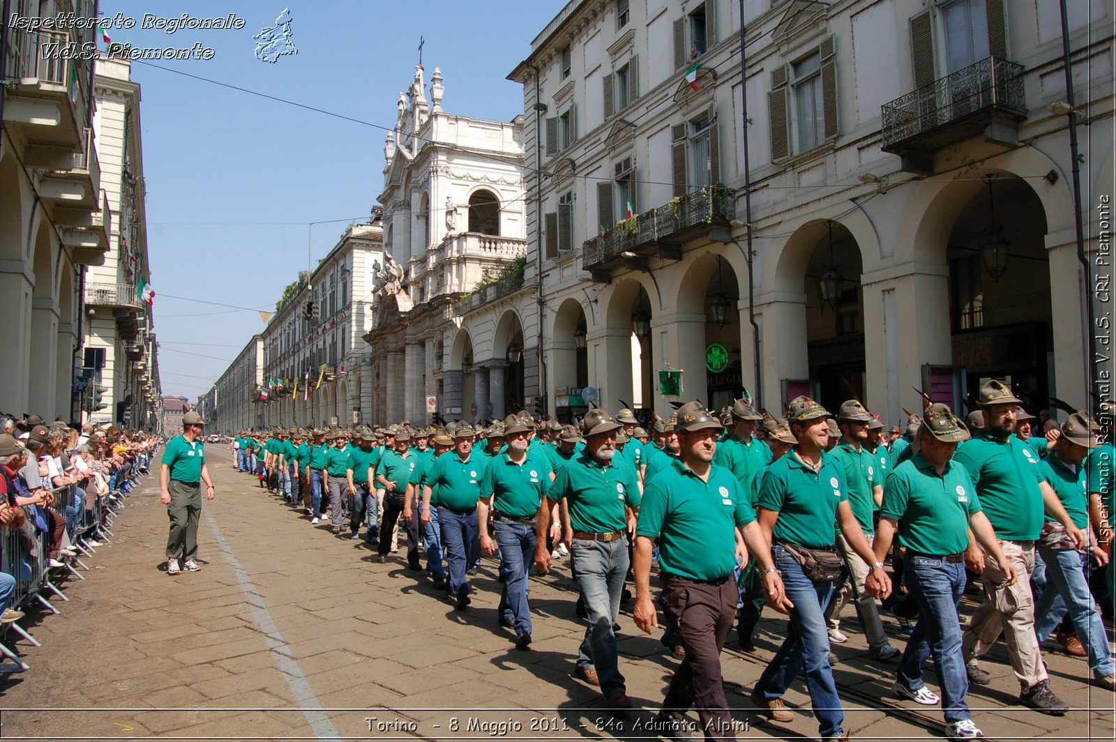 Torino  - 8 Maggio 2011 - 84a Adunata Nazionale Alpini -  Croce Rossa Italiana - Ispettorato Regionale Volontari del Soccorso Piemonte