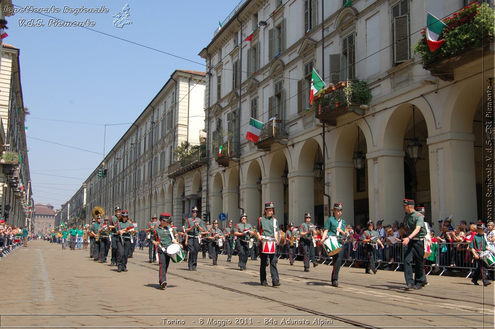 Torino  - 8 Maggio 2011 - 84a Adunata Nazionale Alpini -  Croce Rossa Italiana - Ispettorato Regionale Volontari del Soccorso Piemonte