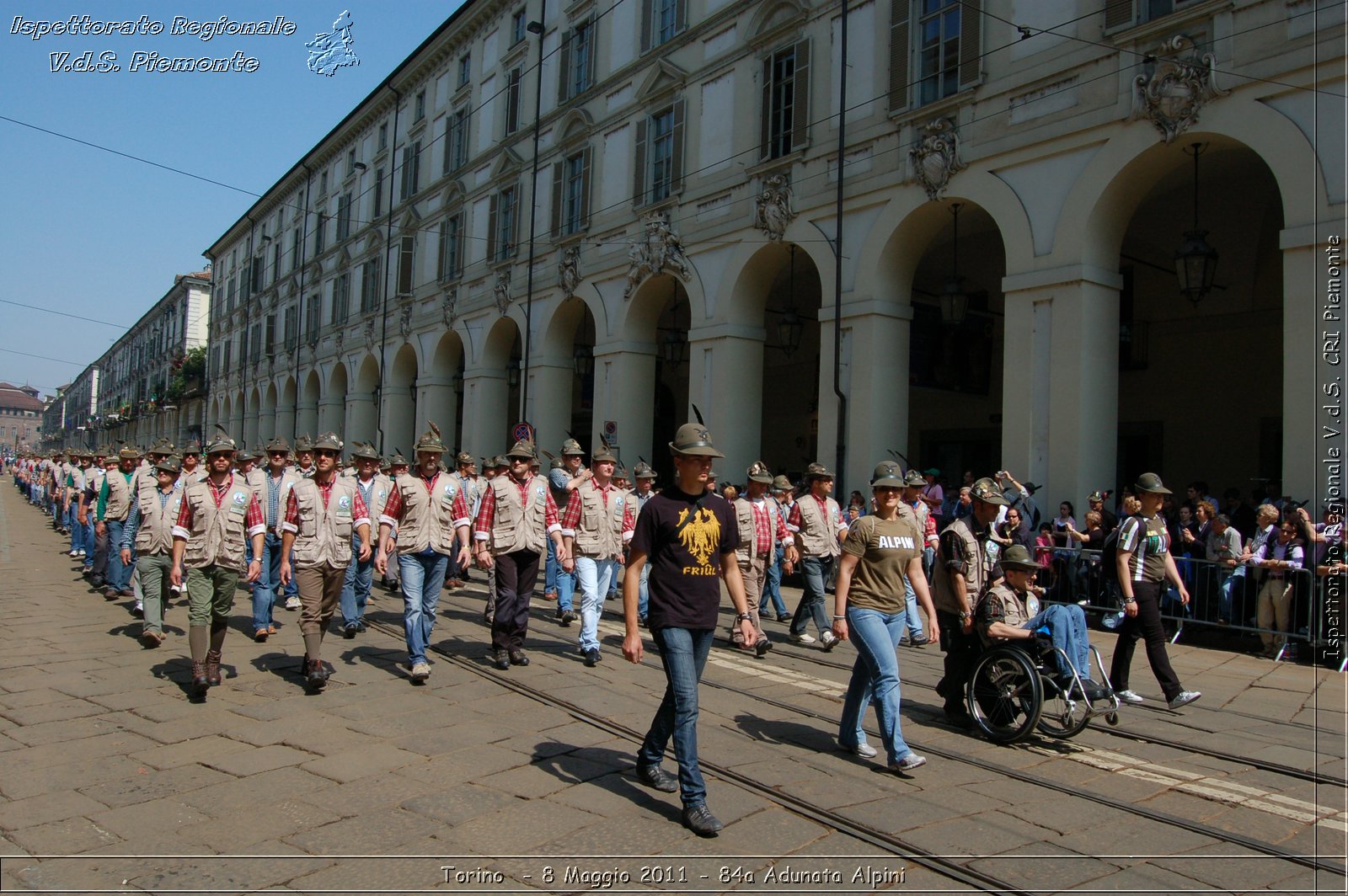 Torino  - 8 Maggio 2011 - 84a Adunata Nazionale Alpini -  Croce Rossa Italiana - Ispettorato Regionale Volontari del Soccorso Piemonte