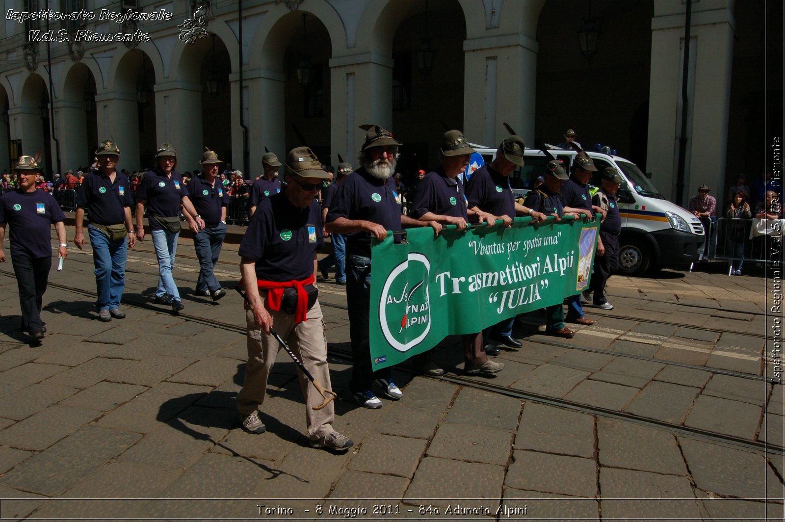 Torino  - 8 Maggio 2011 - 84a Adunata Nazionale Alpini -  Croce Rossa Italiana - Ispettorato Regionale Volontari del Soccorso Piemonte