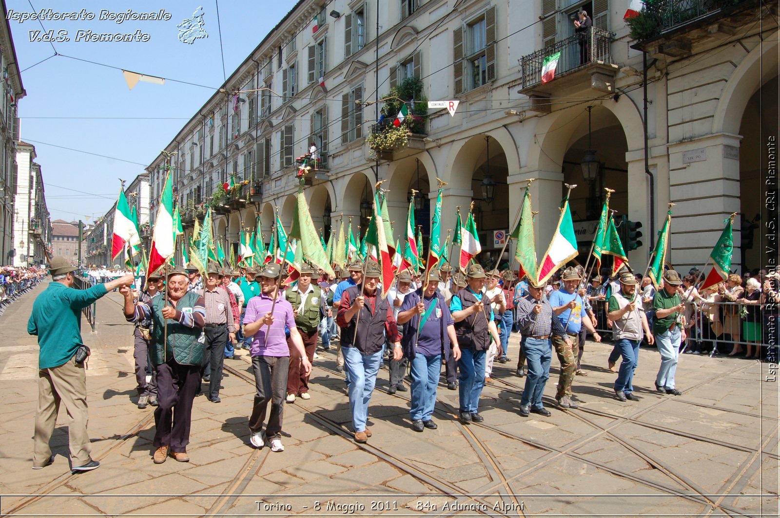 Torino  - 8 Maggio 2011 - 84a Adunata Nazionale Alpini -  Croce Rossa Italiana - Ispettorato Regionale Volontari del Soccorso Piemonte