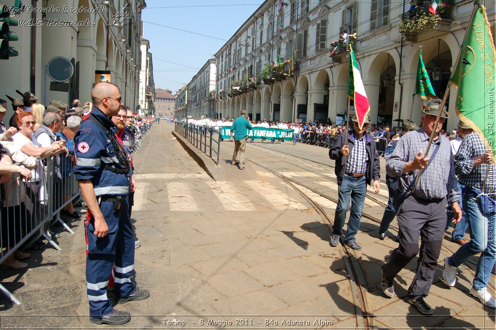 Torino  - 8 Maggio 2011 - 84a Adunata Nazionale Alpini -  Croce Rossa Italiana - Ispettorato Regionale Volontari del Soccorso Piemonte