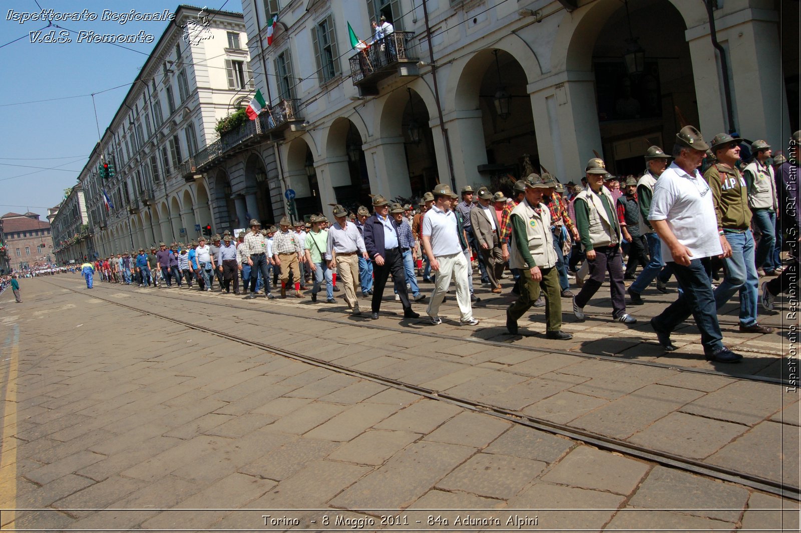 Torino  - 8 Maggio 2011 - 84a Adunata Nazionale Alpini -  Croce Rossa Italiana - Ispettorato Regionale Volontari del Soccorso Piemonte