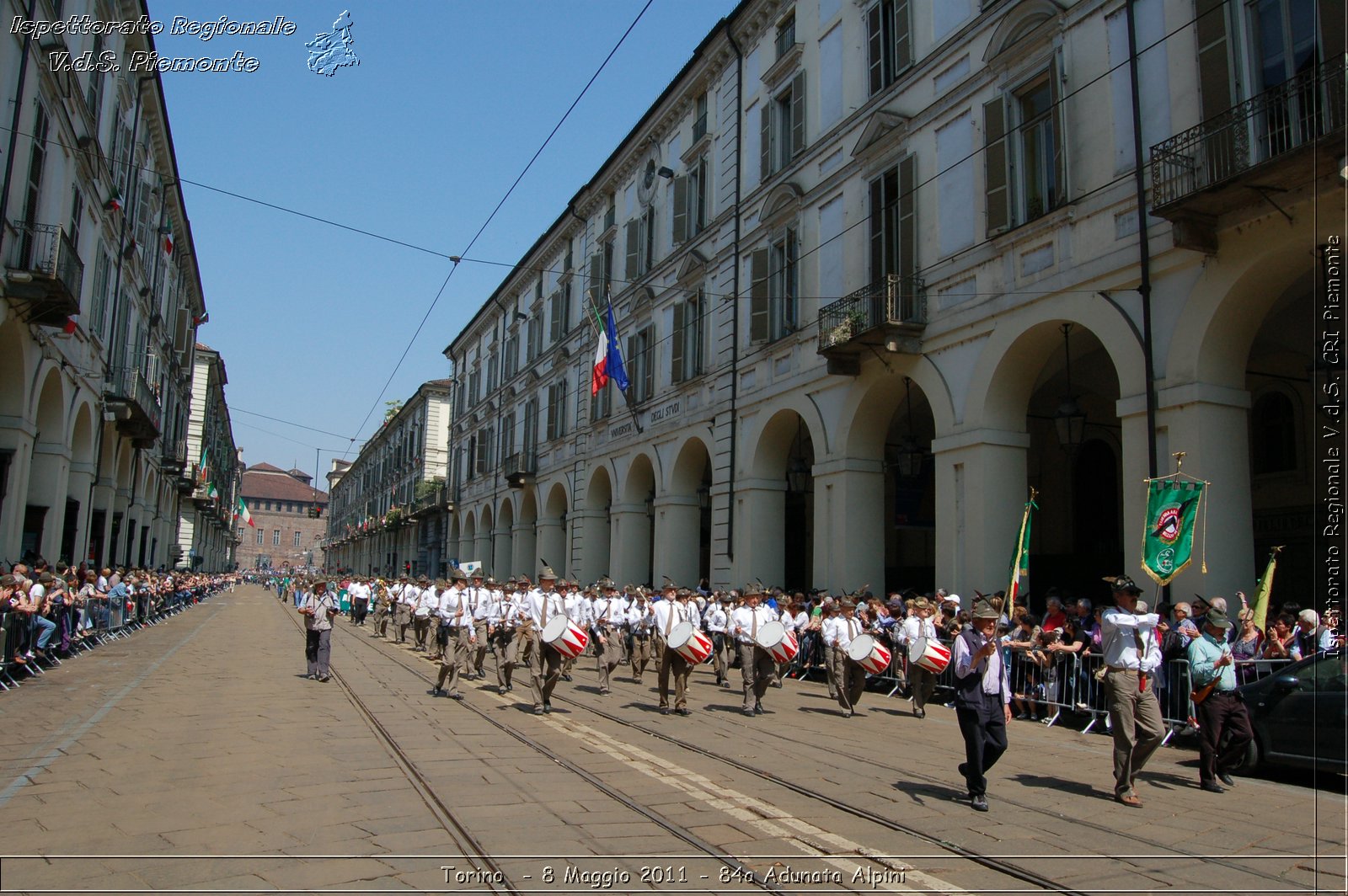 Torino  - 8 Maggio 2011 - 84a Adunata Nazionale Alpini -  Croce Rossa Italiana - Ispettorato Regionale Volontari del Soccorso Piemonte