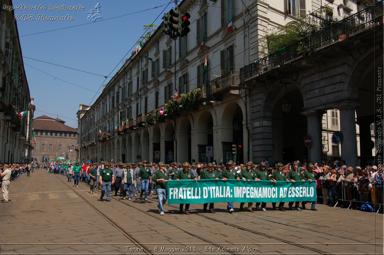 Torino  - 8 Maggio 2011 - 84a Adunata Nazionale Alpini -  Croce Rossa Italiana - Ispettorato Regionale Volontari del Soccorso Piemonte