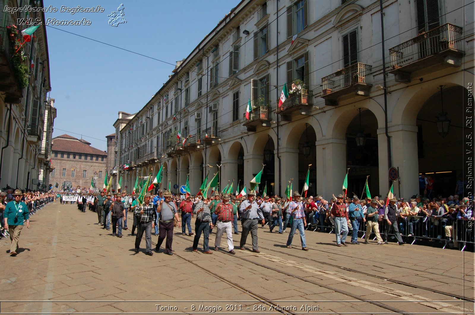Torino  - 8 Maggio 2011 - 84a Adunata Nazionale Alpini -  Croce Rossa Italiana - Ispettorato Regionale Volontari del Soccorso Piemonte