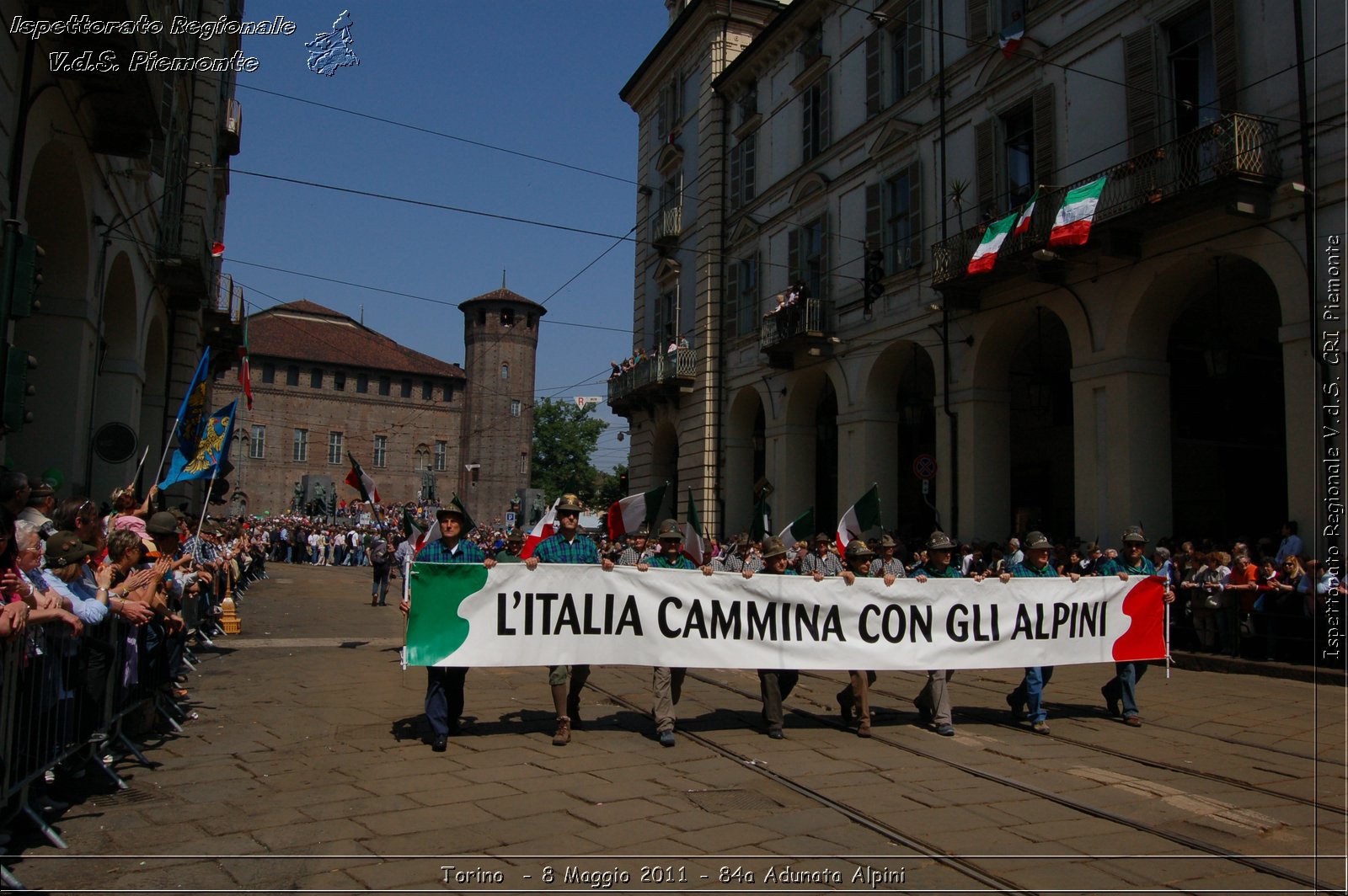 Torino  - 8 Maggio 2011 - 84a Adunata Nazionale Alpini -  Croce Rossa Italiana - Ispettorato Regionale Volontari del Soccorso Piemonte
