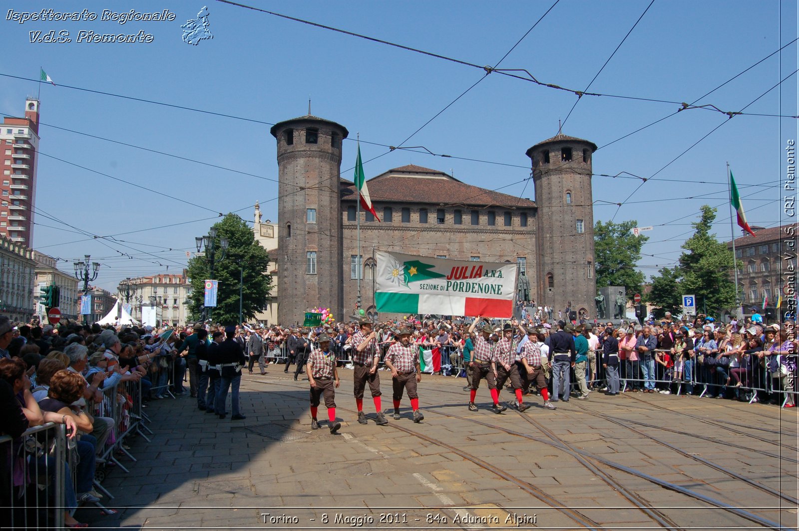 Torino  - 8 Maggio 2011 - 84a Adunata Nazionale Alpini -  Croce Rossa Italiana - Ispettorato Regionale Volontari del Soccorso Piemonte