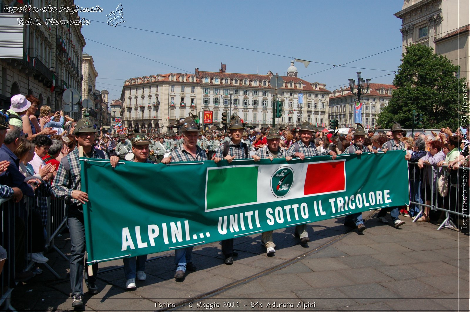 Torino  - 8 Maggio 2011 - 84a Adunata Nazionale Alpini -  Croce Rossa Italiana - Ispettorato Regionale Volontari del Soccorso Piemonte