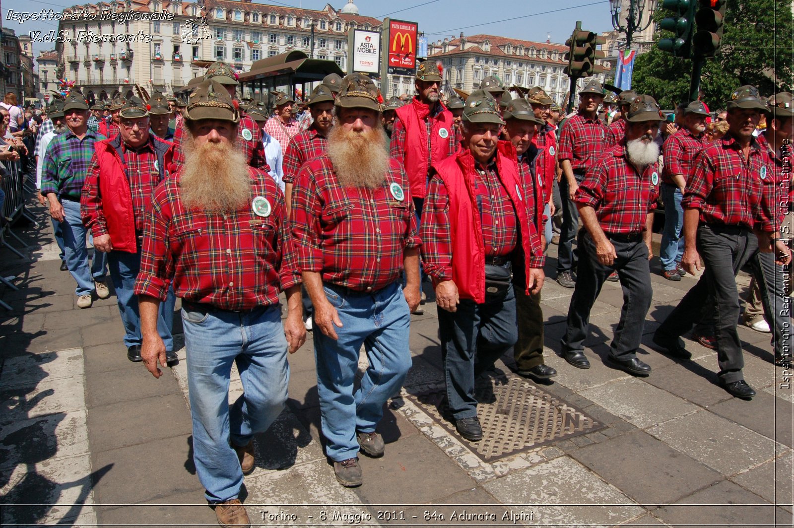 Torino  - 8 Maggio 2011 - 84a Adunata Nazionale Alpini -  Croce Rossa Italiana - Ispettorato Regionale Volontari del Soccorso Piemonte
