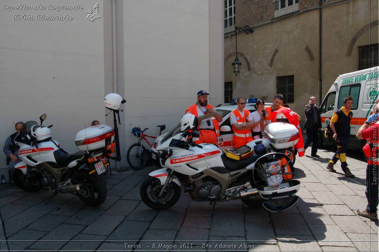 Torino  - 8 Maggio 2011 - 84a Adunata Nazionale Alpini -  Croce Rossa Italiana - Ispettorato Regionale Volontari del Soccorso Piemonte