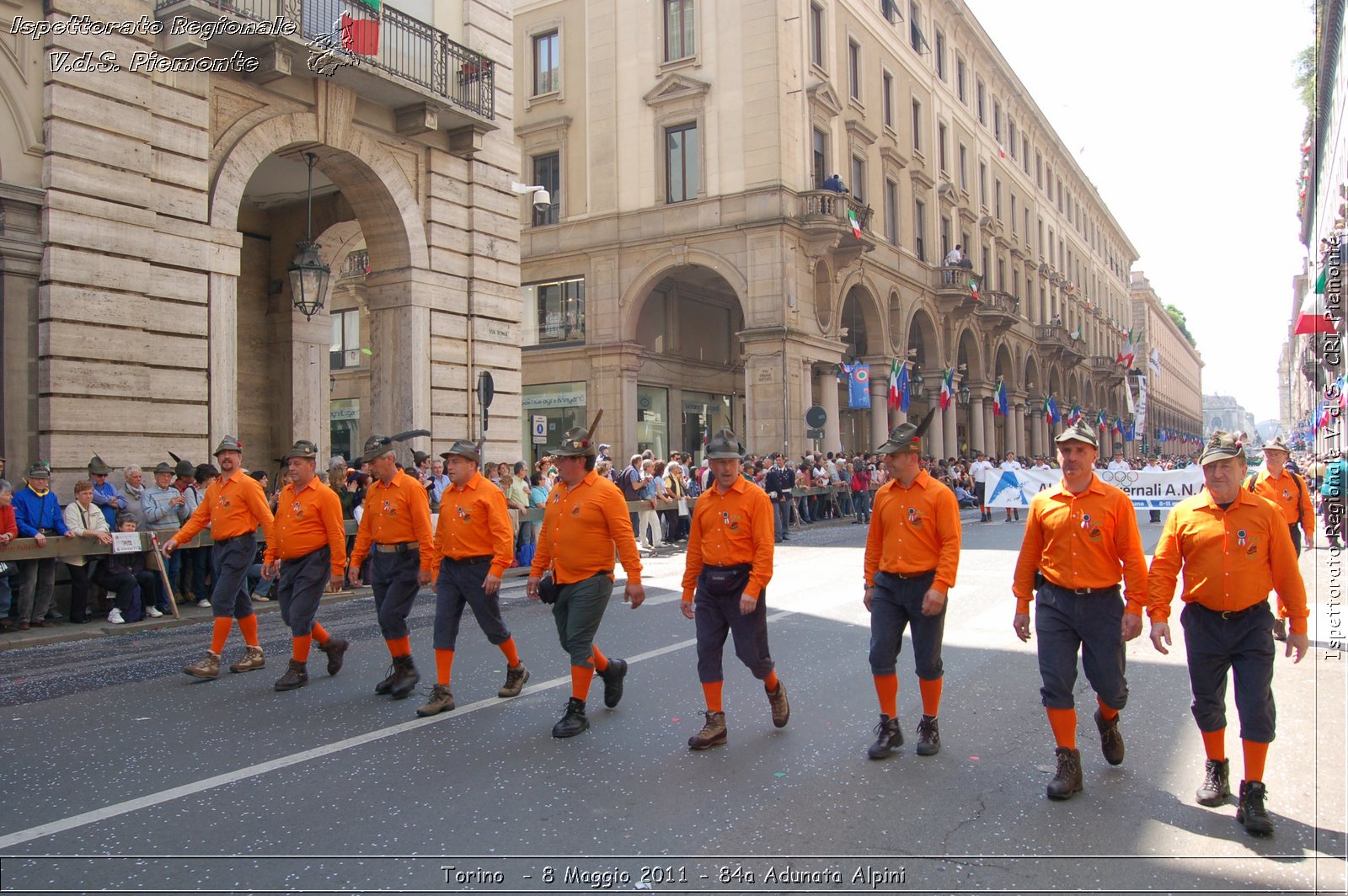Torino  - 8 Maggio 2011 - 84a Adunata Nazionale Alpini -  Croce Rossa Italiana - Ispettorato Regionale Volontari del Soccorso Piemonte