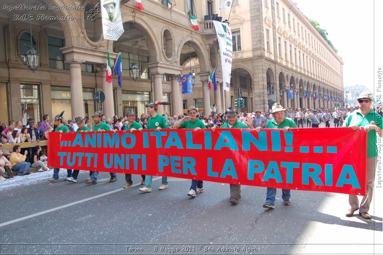 Torino  - 8 Maggio 2011 - 84a Adunata Nazionale Alpini -  Croce Rossa Italiana - Ispettorato Regionale Volontari del Soccorso Piemonte