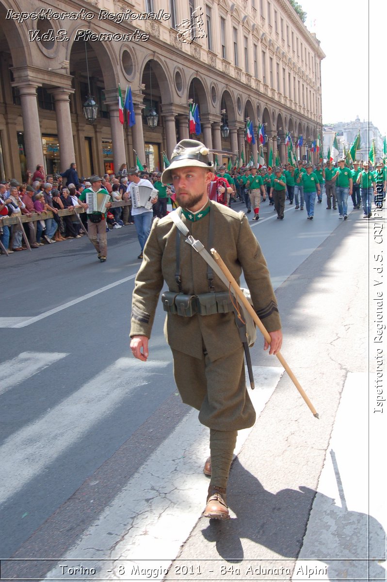 Torino  - 8 Maggio 2011 - 84a Adunata Nazionale Alpini -  Croce Rossa Italiana - Ispettorato Regionale Volontari del Soccorso Piemonte