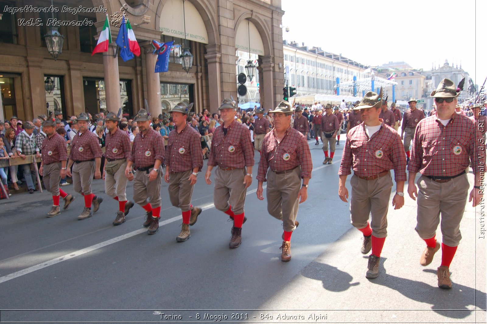 Torino  - 8 Maggio 2011 - 84a Adunata Nazionale Alpini -  Croce Rossa Italiana - Ispettorato Regionale Volontari del Soccorso Piemonte