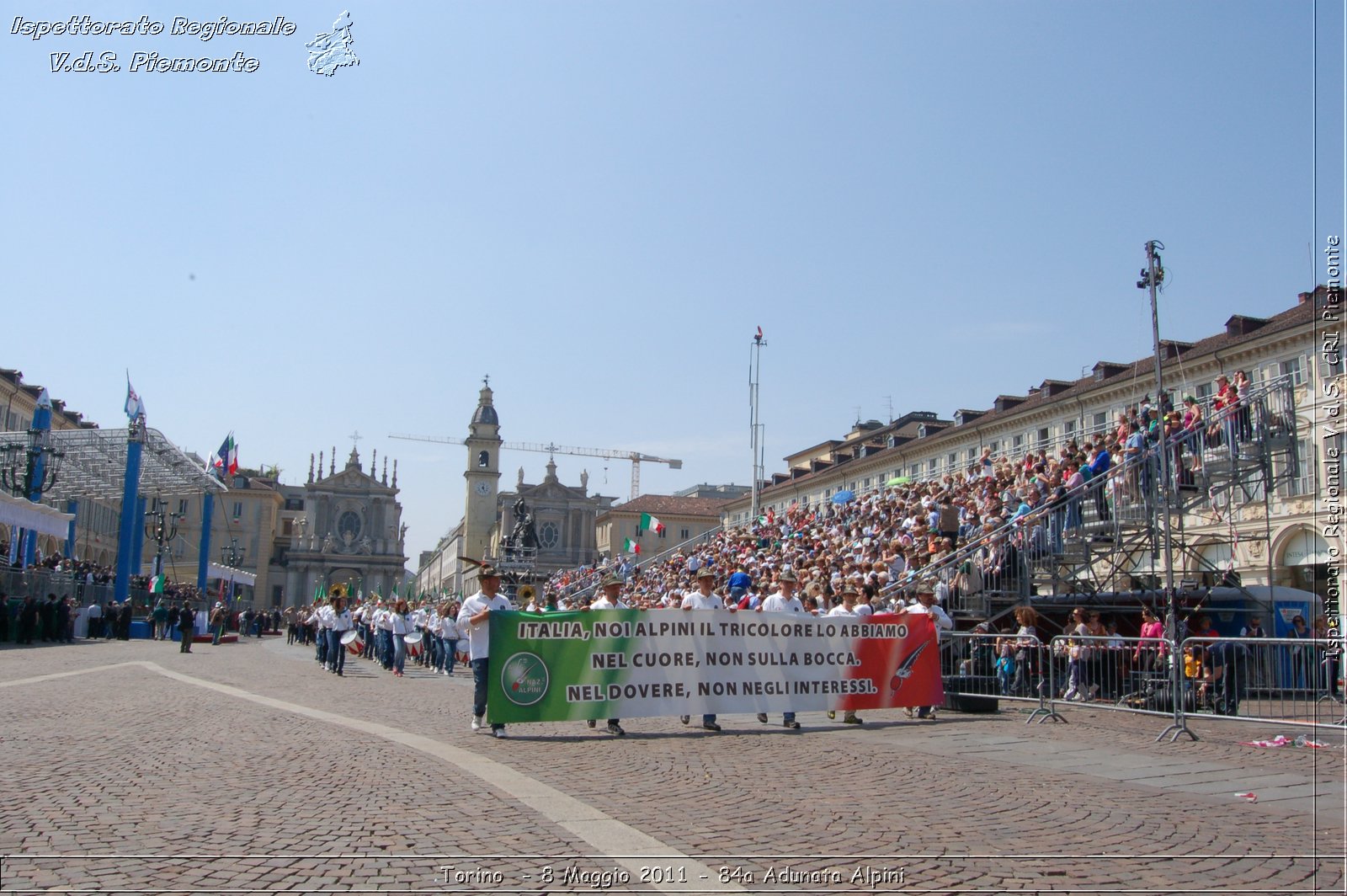 Torino  - 8 Maggio 2011 - 84a Adunata Nazionale Alpini -  Croce Rossa Italiana - Ispettorato Regionale Volontari del Soccorso Piemonte