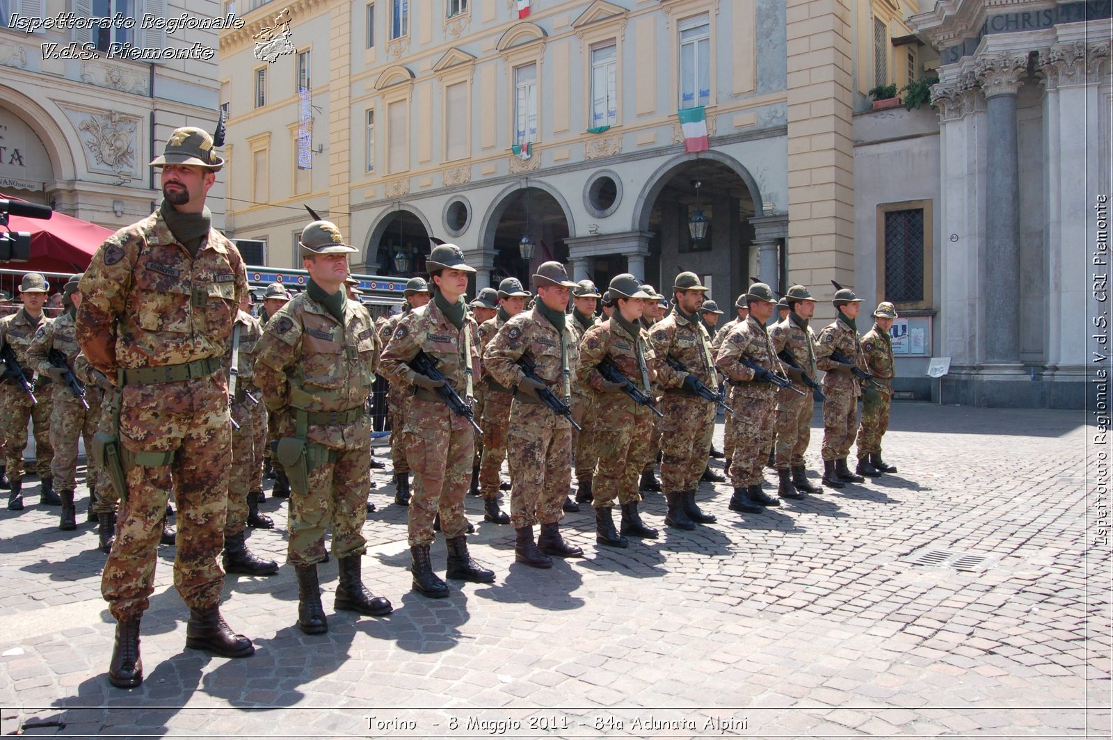 Torino  - 8 Maggio 2011 - 84a Adunata Nazionale Alpini -  Croce Rossa Italiana - Ispettorato Regionale Volontari del Soccorso Piemonte