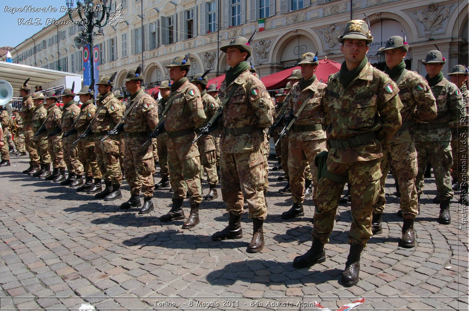 Torino  - 8 Maggio 2011 - 84a Adunata Nazionale Alpini -  Croce Rossa Italiana - Ispettorato Regionale Volontari del Soccorso Piemonte