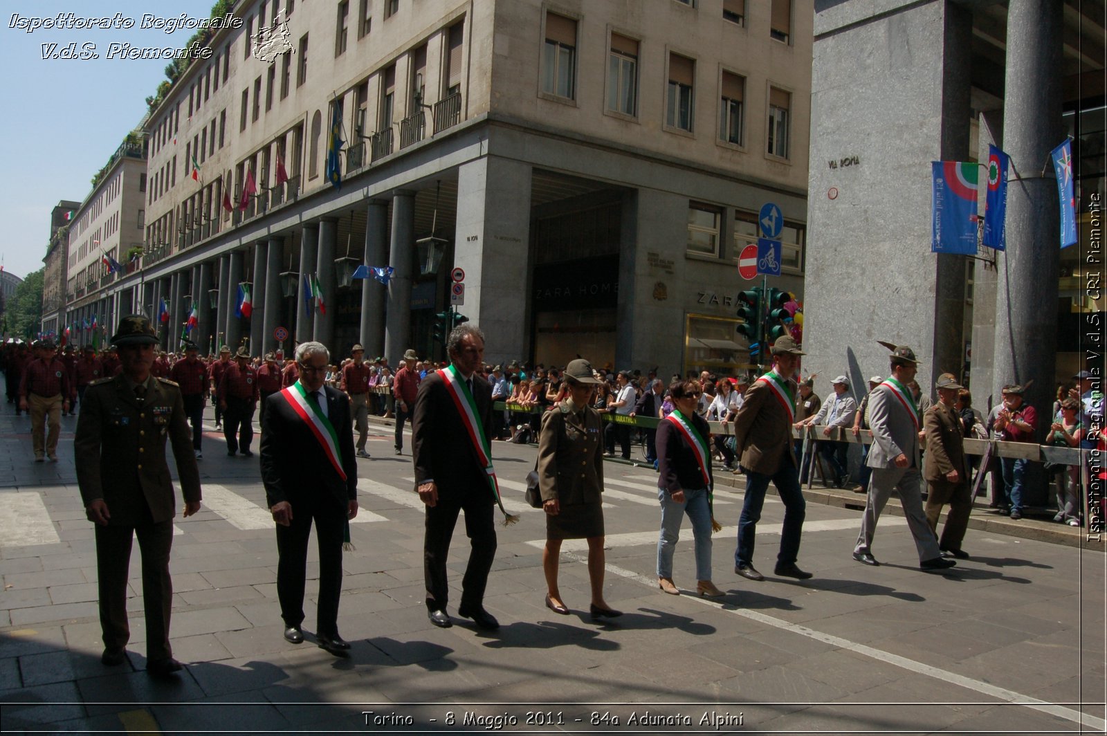 Torino  - 8 Maggio 2011 - 84a Adunata Nazionale Alpini -  Croce Rossa Italiana - Ispettorato Regionale Volontari del Soccorso Piemonte